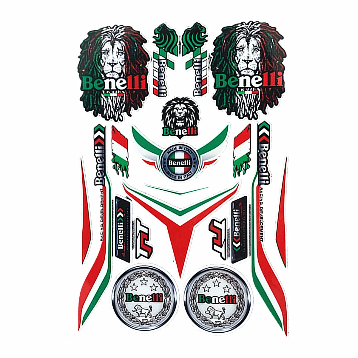 For Benelli Sticker 3D Motorcycle Chrome Decal Reflective Badge Tank Emblem Benelli 600 300 250 302