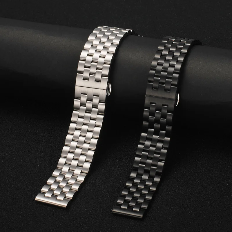 

18mm 19mm 20mm 21mm 22mm 24mm 26mm Stainless Steel Watch Strap Replacement for Universal Watch Bracelet Accessories with Tool