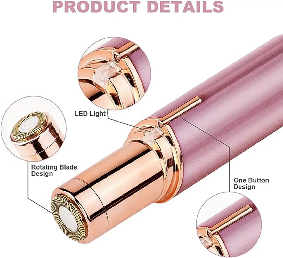 Hot USB Electric Eyebrow Trimmer Makeup Painless Eye Brow Epilator Mini Shaver Razors Portable Body Hair Remover Women Depilator