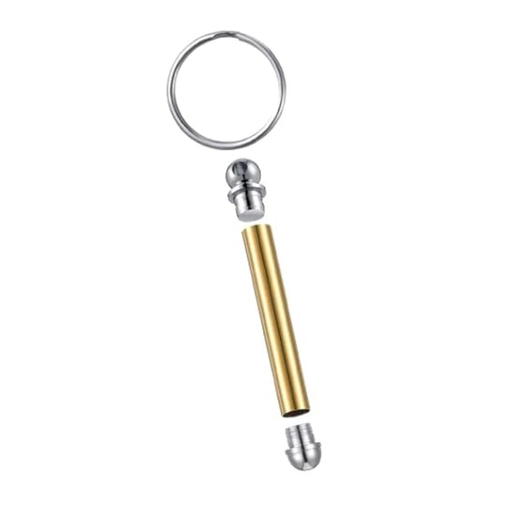 REST Keychain Kit Wood Turning Accessories Mandrel Wood Turning Keychain Suitable for Woodworking Gifts Silver