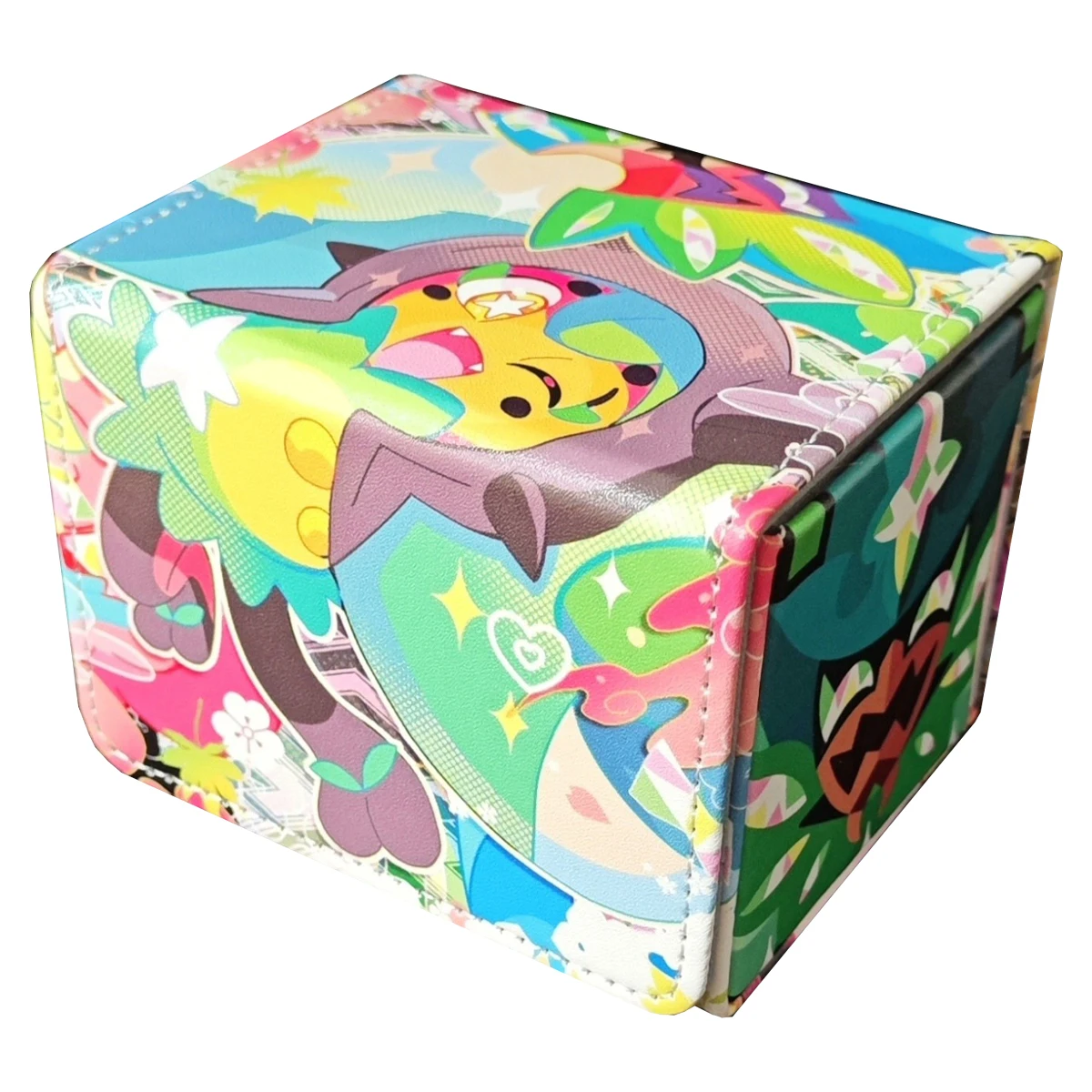 

Diy Self Made Ptcg Ogerpon Card Storage Box Ws Opcg Ptcg Ogerpon Leather Collection Card Protection Box Anime Card Gift Toy
