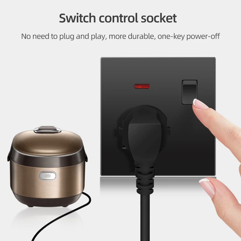 EU Standard Phone Charger 3.1A Type-C Wall Outlet USB Smart Quick Charge Interface Universal Dual Socket Switch Power Socket