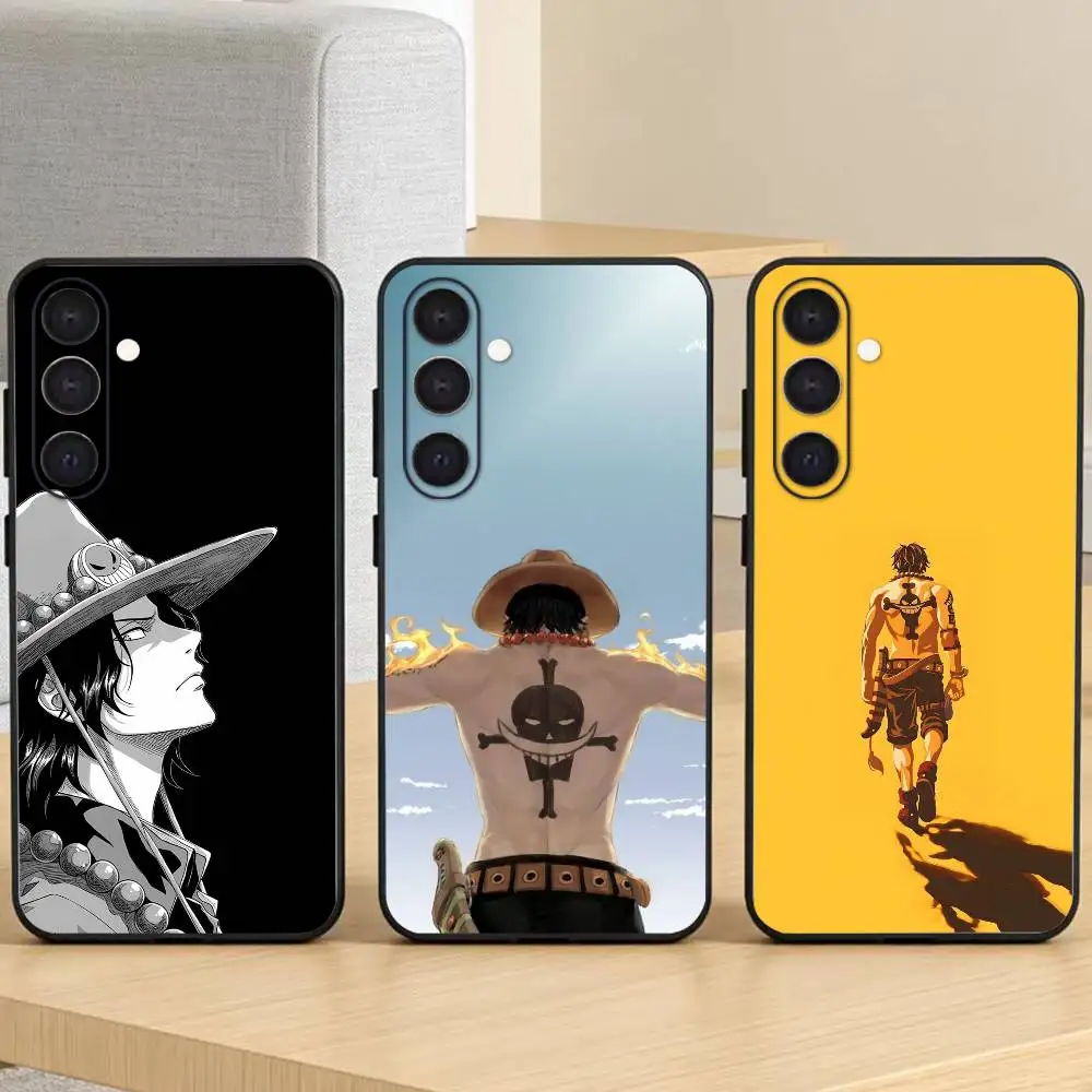 

P-Portgas Phone Case For Samsung Galaxy A73,A21s,A22,A31,A52,A53,A71,A41Soft Black Shell
