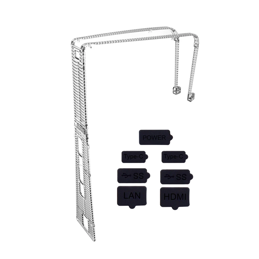 Kit de cubierta antipolvo, juego de tapones a prueba de polvo para consola de juegos delgada PS5, interfaz USB HDM, juego de red antipolvo para accesorios delgados PS5