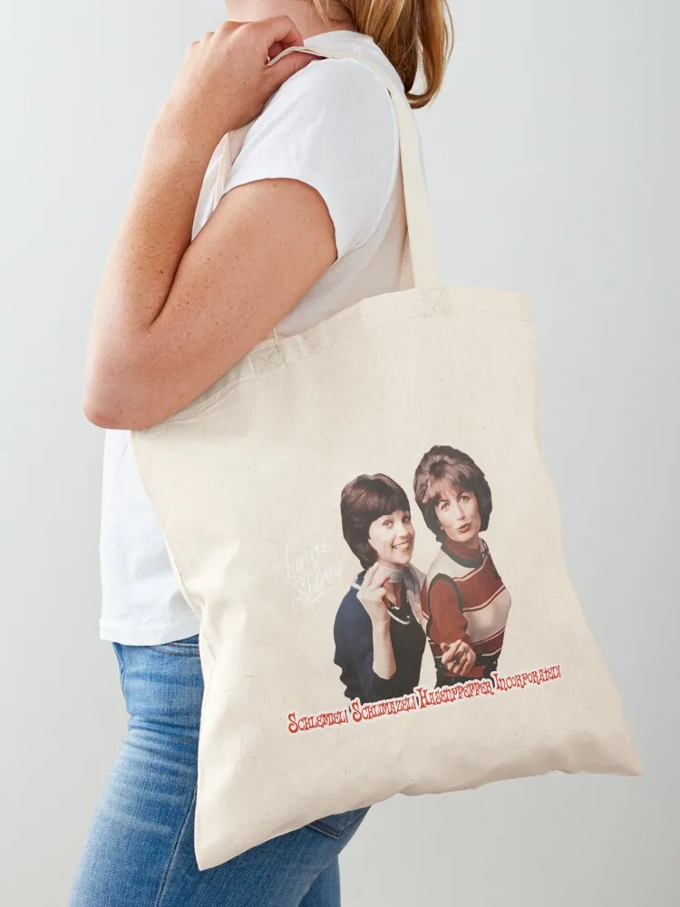 Making our dreams come true - Retro Laverne and Shirley Tribute Tote Bag shopping bag Big bag women Canvas Tote