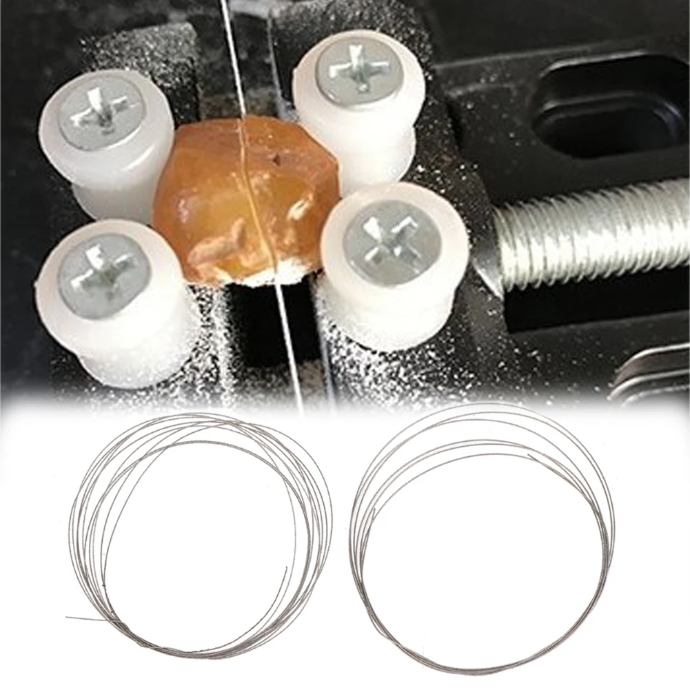 1Pc Cutting Wire Saw 1M For Jade Glass Rock Crystal/ Ceramic DIY Precision Cutting 0.26mm 0.37mm