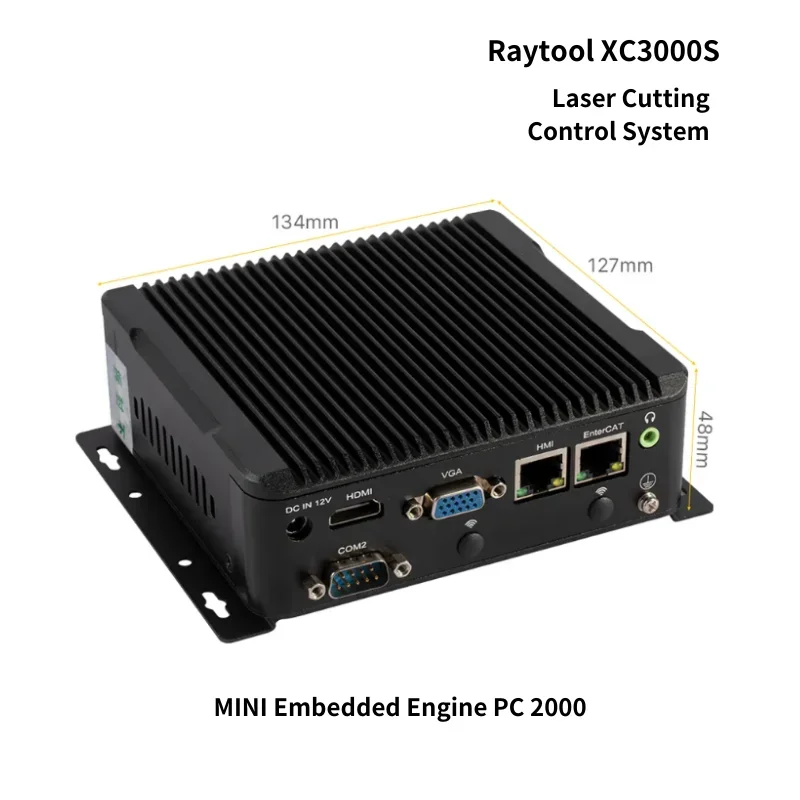 CNC 1500W 2000W 3000W XC3000S Mesin Pemotong Laser Sistem Kontrol Serat Optik Mendukung Pulsa Bus