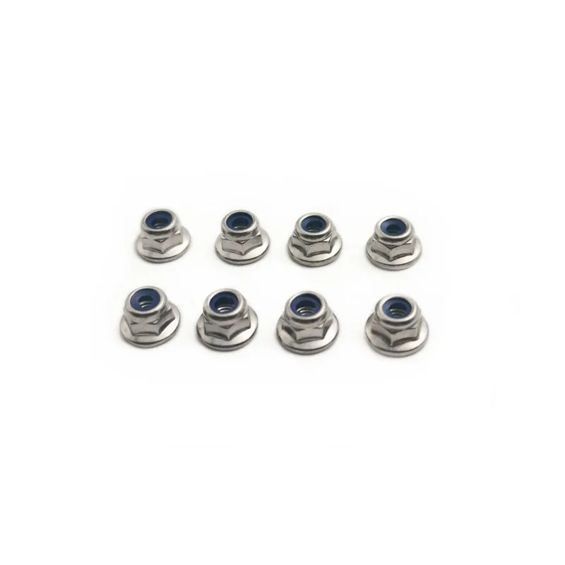 Anti-loose Tire Hub Lock Nuts 8pcs M3 M4 For WLtoys 1/12 1/14 Buggy MeiJX MN Crawler RC Model Hop-up Accessories