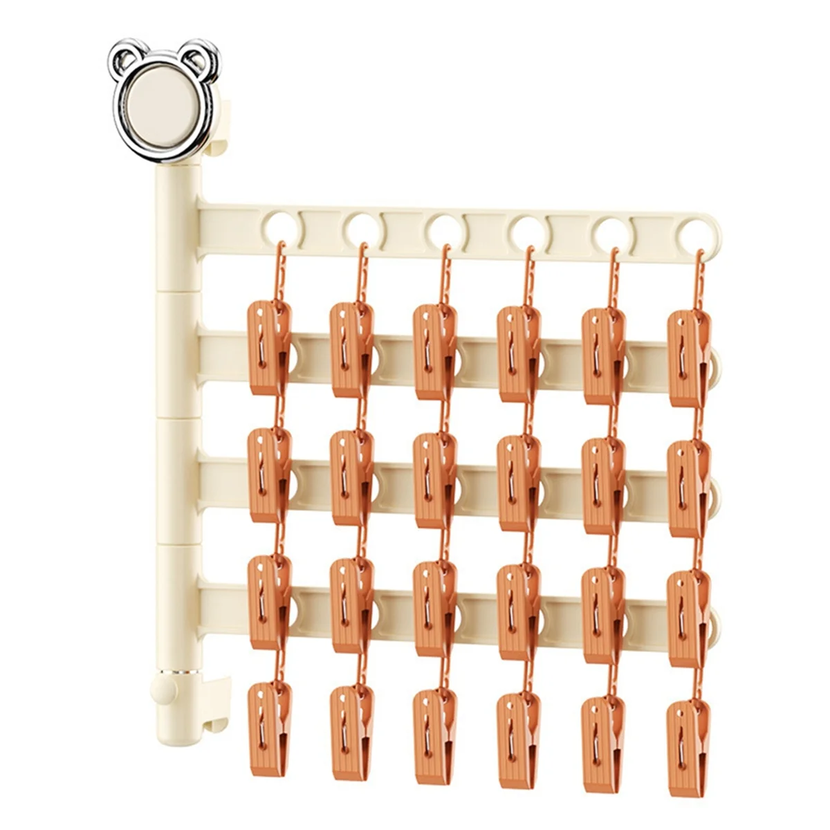 Multi-Funcional Secagem Rack, Meias, Roupa Interior, Lavandaria Artefato de Parede, Varanda Dobrável, A