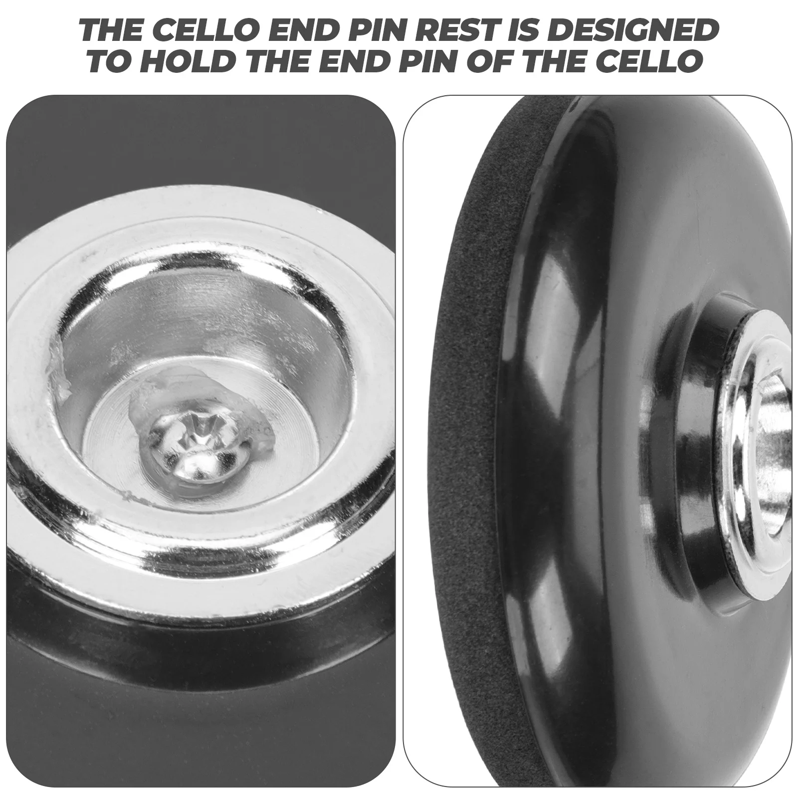 

Cello Endpin Rest Durable Non-slip Pad for Cello Spike Floor Protector Instrument Accessories Replacement Parts
