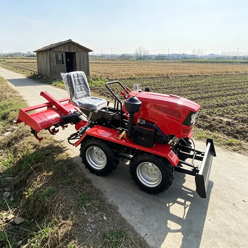 

Customized Efficient Cultivation Small Cultivator Tractor, Rotary Tiller & Wheel Type Micro Tiller