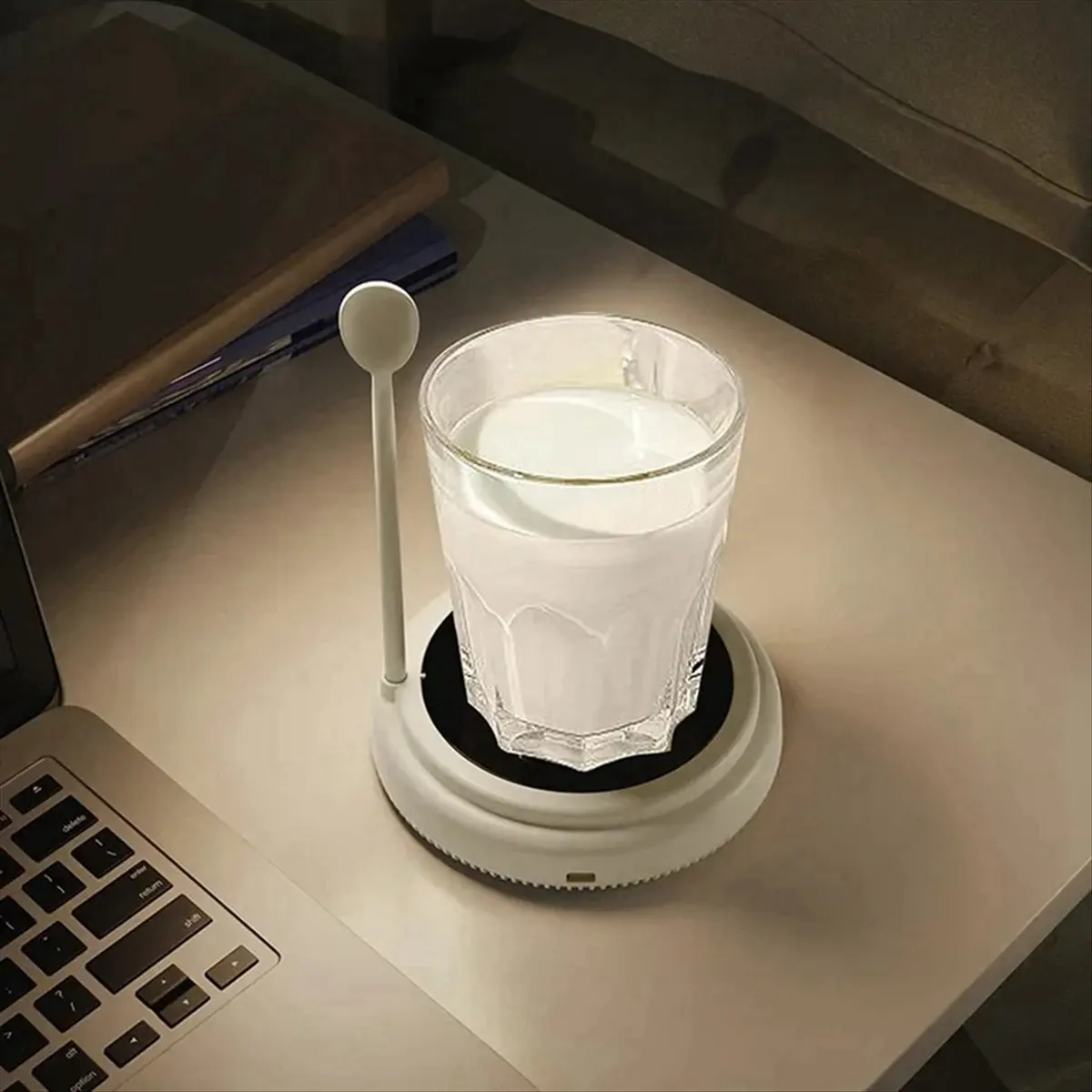 ABYK-agitador de leche magnético recargable, licuadora de café eléctrica, coctelera de leche para bebé, decantador de vino inteligente()