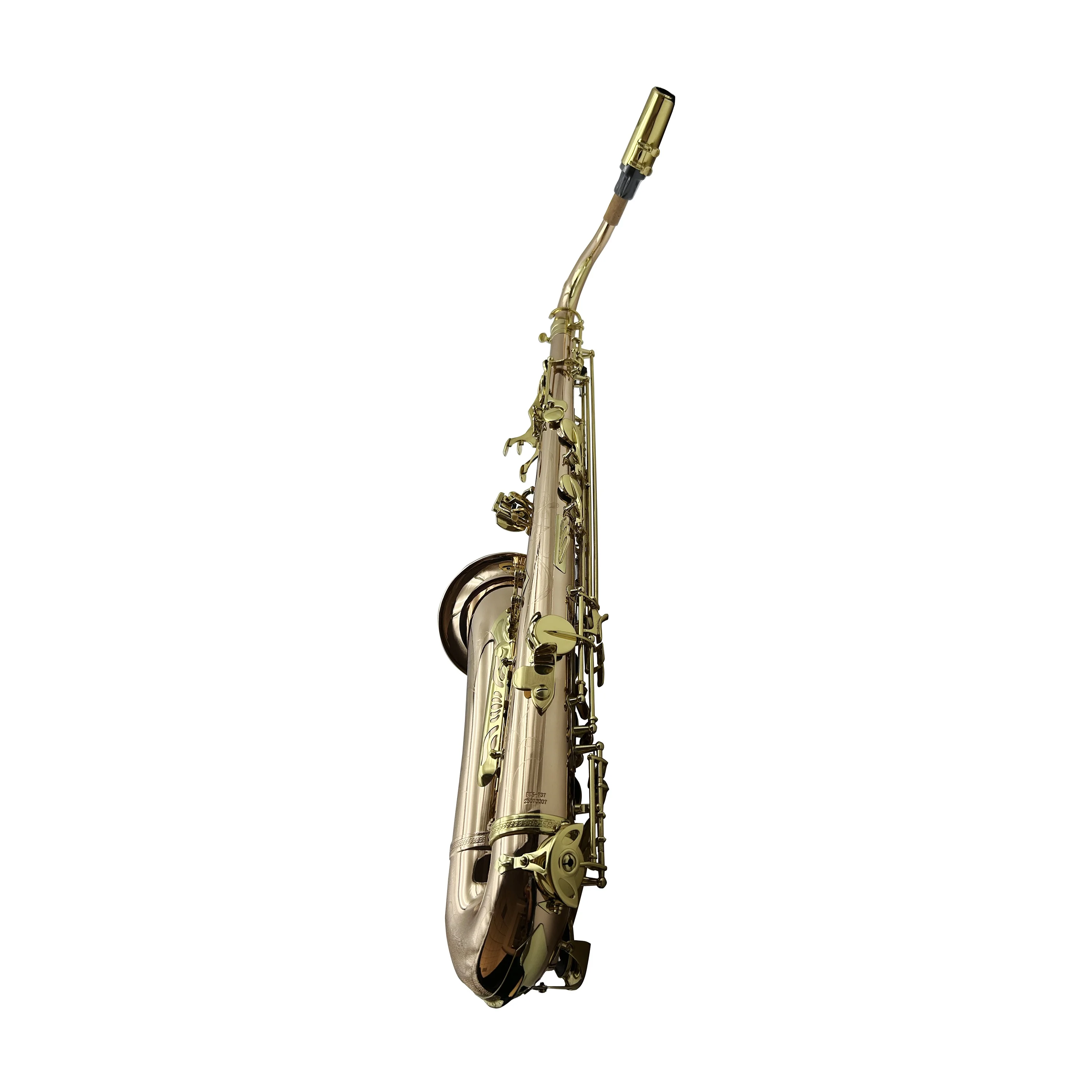 Professional Phosphorus Copper Double Sterns Tenor Saxophone BB Tone Adjustable Foldable Woodwind With Waterproof Case