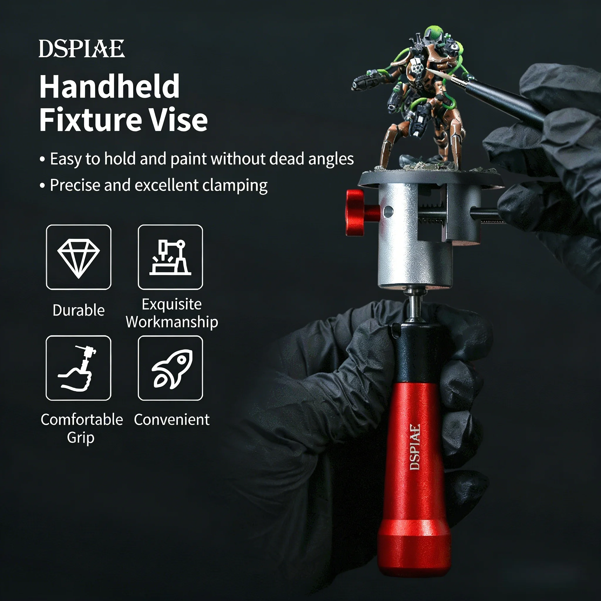 DSPIAE handheld fixture pliers AT-HV model figurine coloring etching chip modification pliers