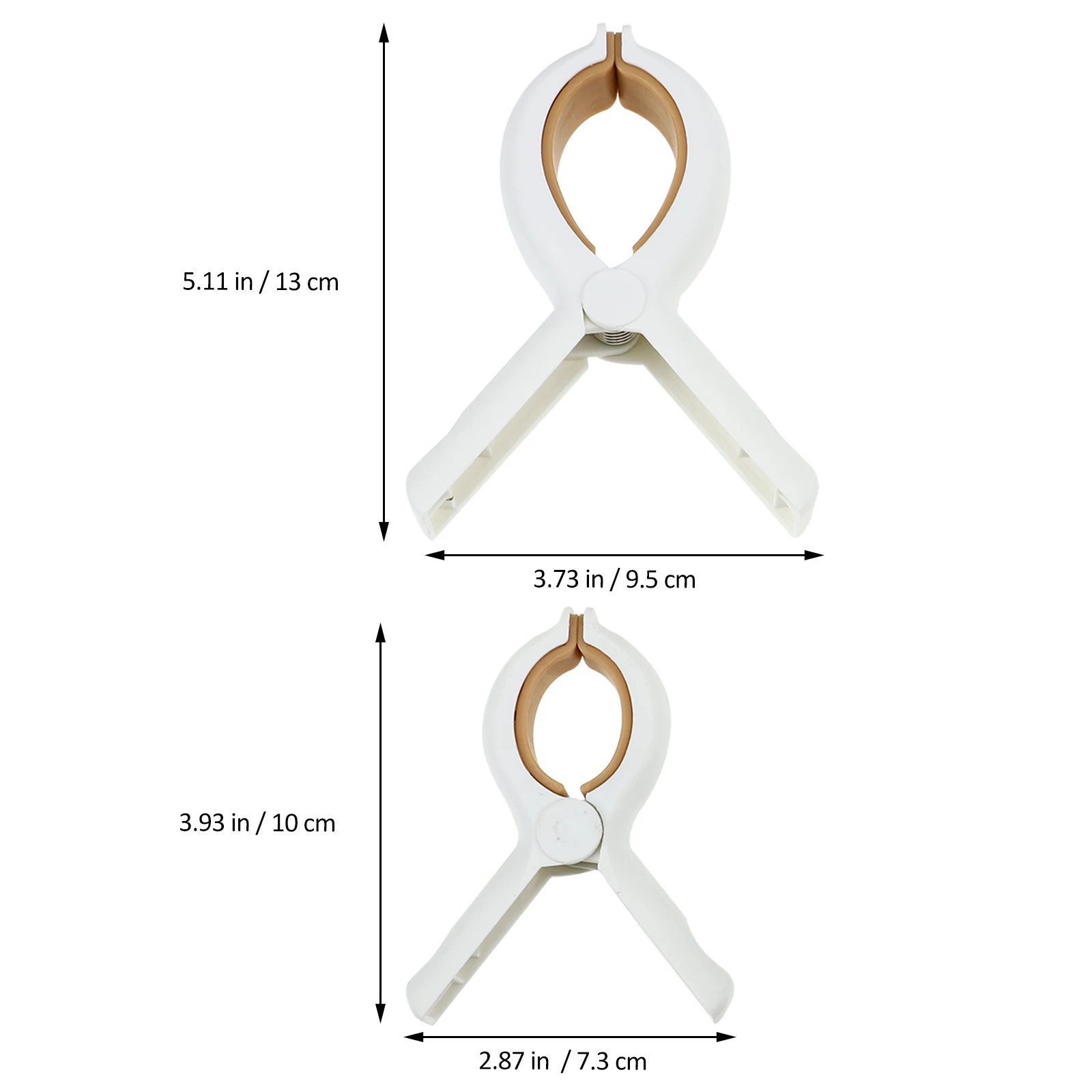 

4 Pcs Windproof Quilt Clip Plastic Clothespins Beach Chair Clips for Towels Home Waterproof Anti Fall Dry Clothes All