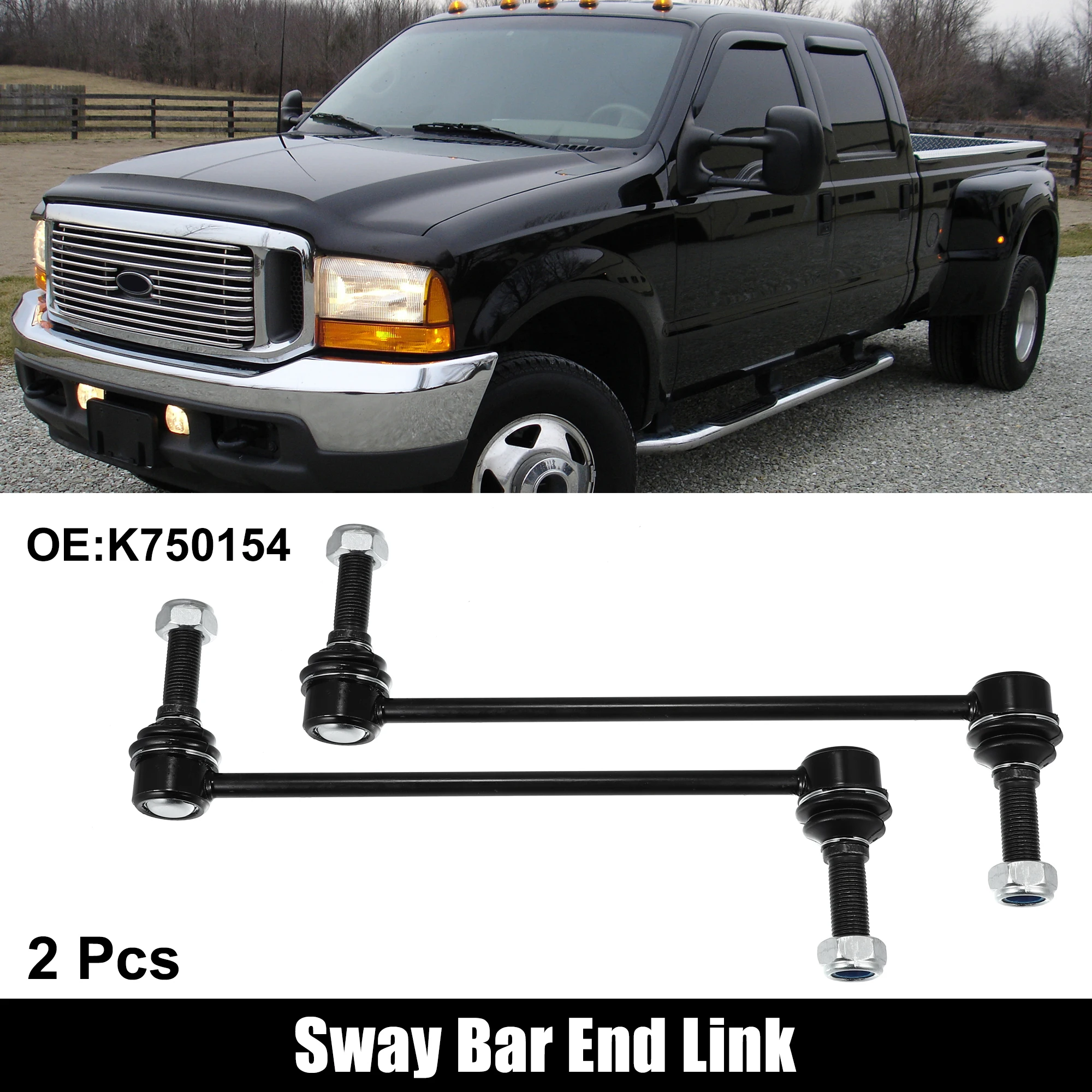 

UXCELL Передняя стабилизатор поперечной устойчивости, подходит для Chrysler 300 — упаковка из 2 шт., черный