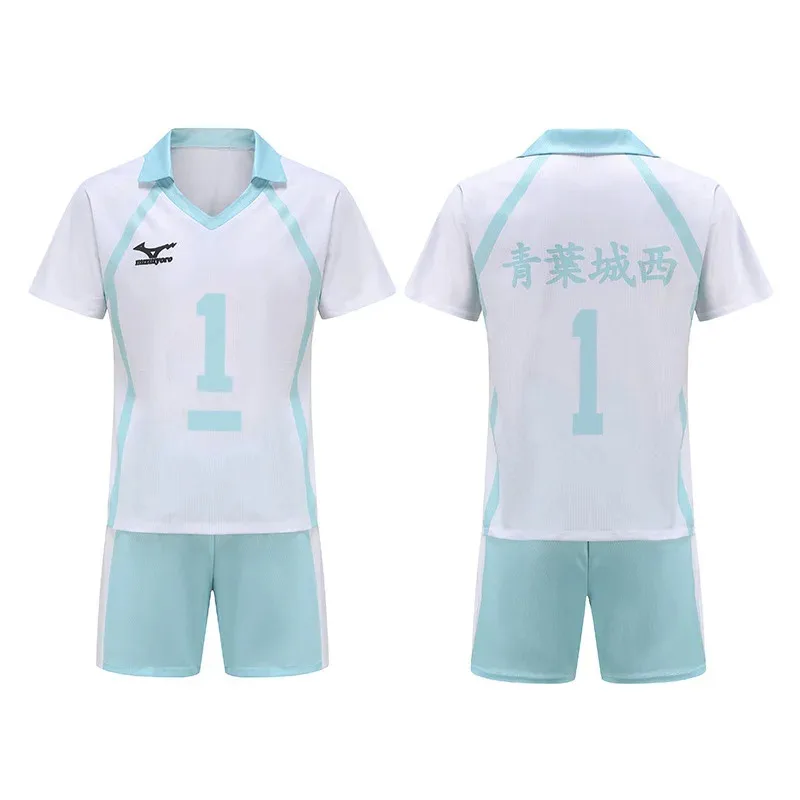 CyAnime Nekoma Shiratorizawa Fukurodani Aoba Johsai Inarizaki Costume Cosplay Kenma Sport Jersey Uniforme Abbigliamento sportivo Abiti scolastici