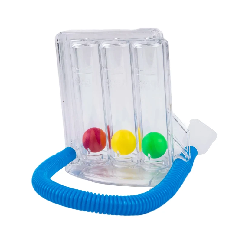 3 Balls Breathing Exerciser Lung Function Improvement Trainer Respiratory Spirometry Breath Measurement System