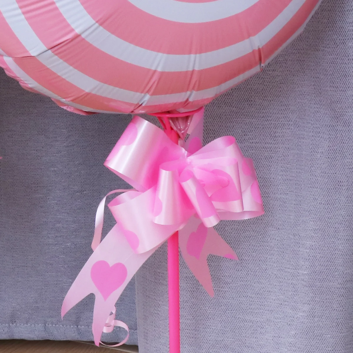 

3Pcs Lollipop Design Aluminum Balloons Round Table Float for Birthday Party Decorative Backdrop Photo Prop Festive Atmosphere