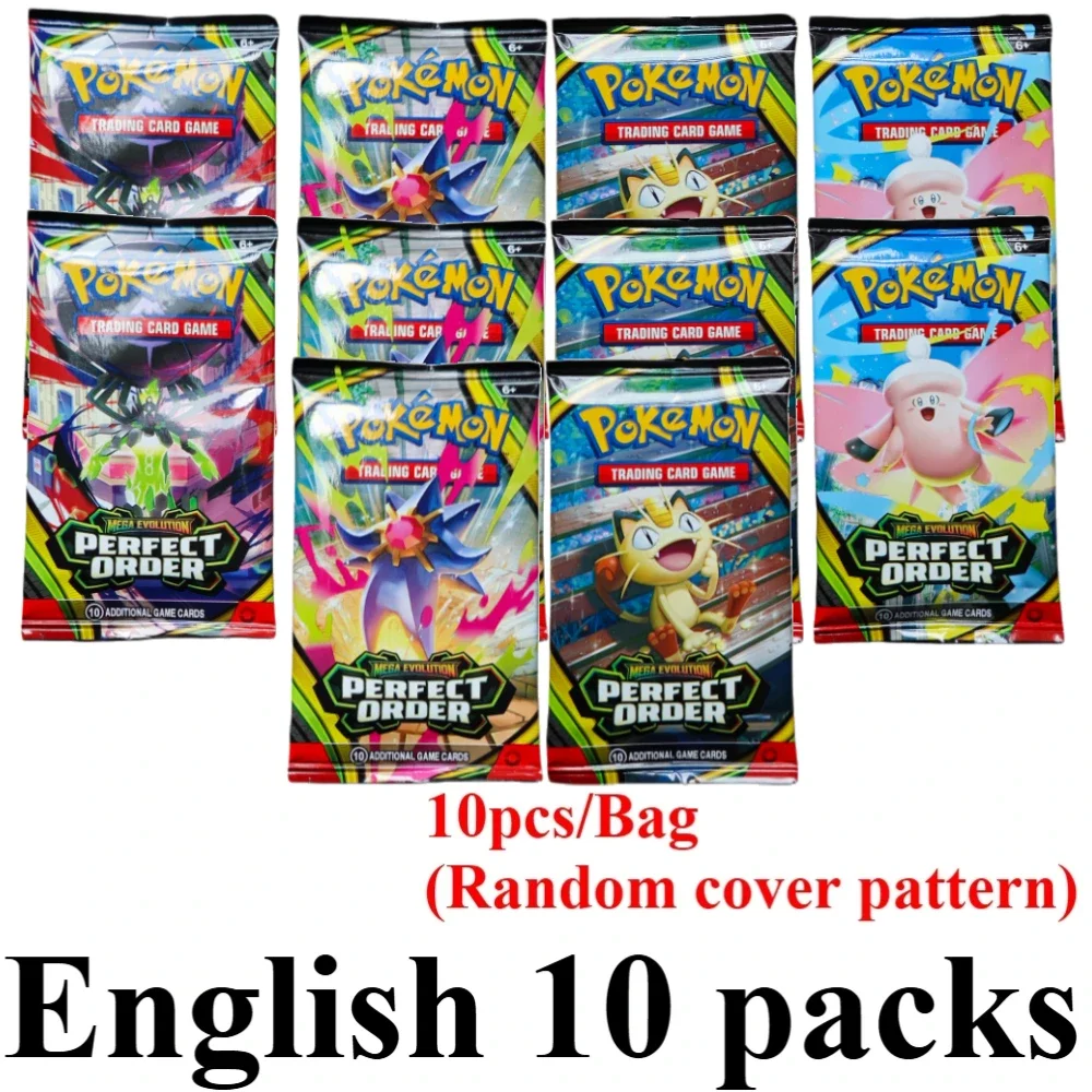 100 Stück Pokémon TCG Booster Box Mega Evolution Ascended Heroes Phantasmal Flames Englische Version Sammelkarten als Geschenk – Detail 15