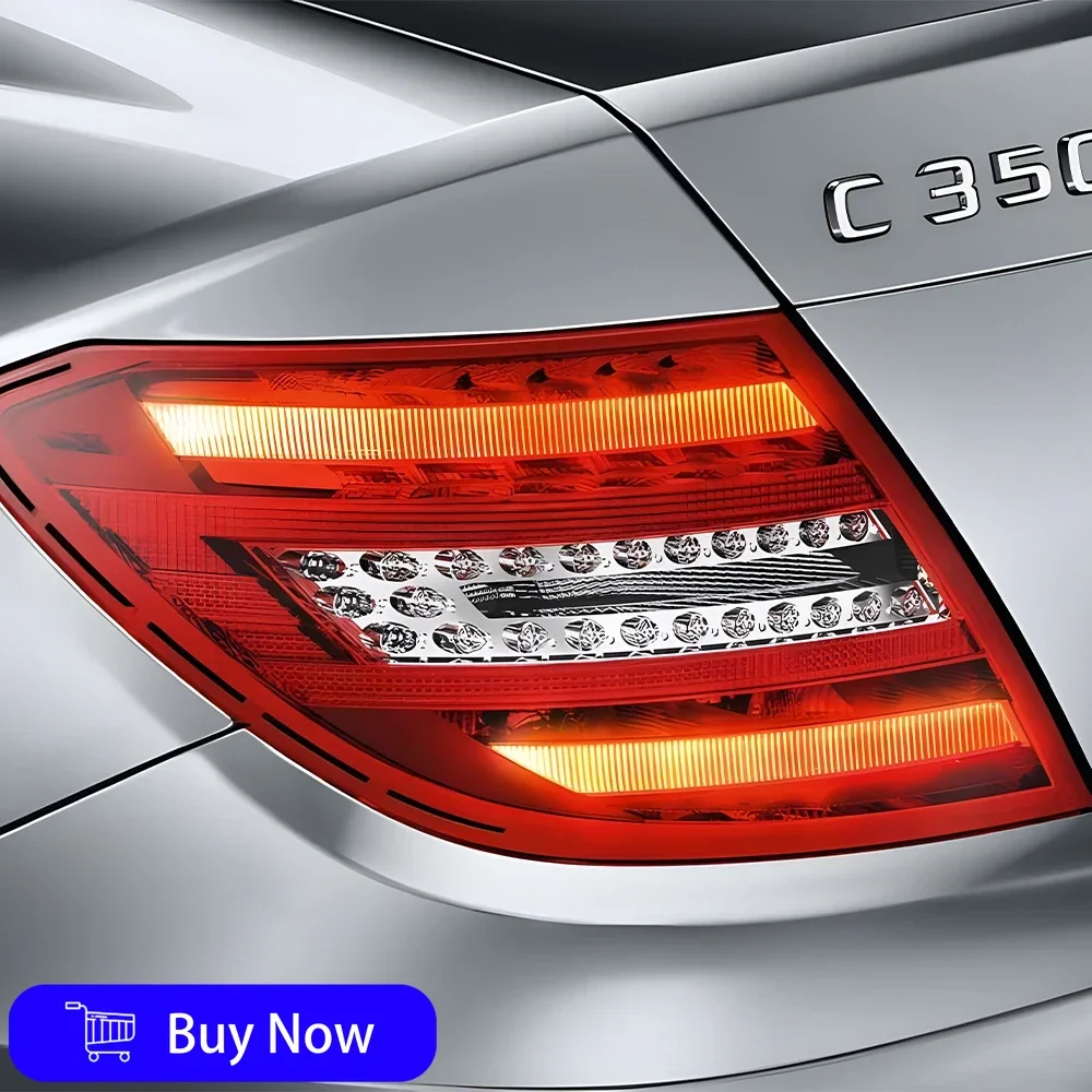 لبنز C-Class W204 C180 C200 2007-2014 سنة ترقية تسليط الضوء على وميض LED سيارة الضوء الخلفي سيارة بدوره إشارة الجمعية الملحقات
