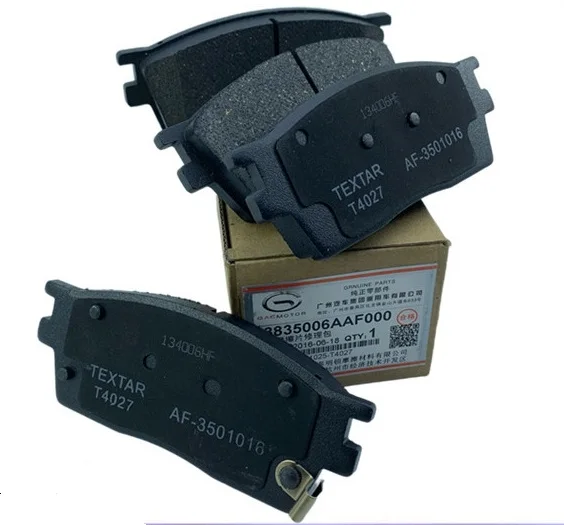 Original Front and Rear Brake Pads for GAC Trumpchi GS4 GS5 GS8 GS7 GA5 GA6 GA8 GA3 GE3 Front and Rear Friction Plate Repair kit