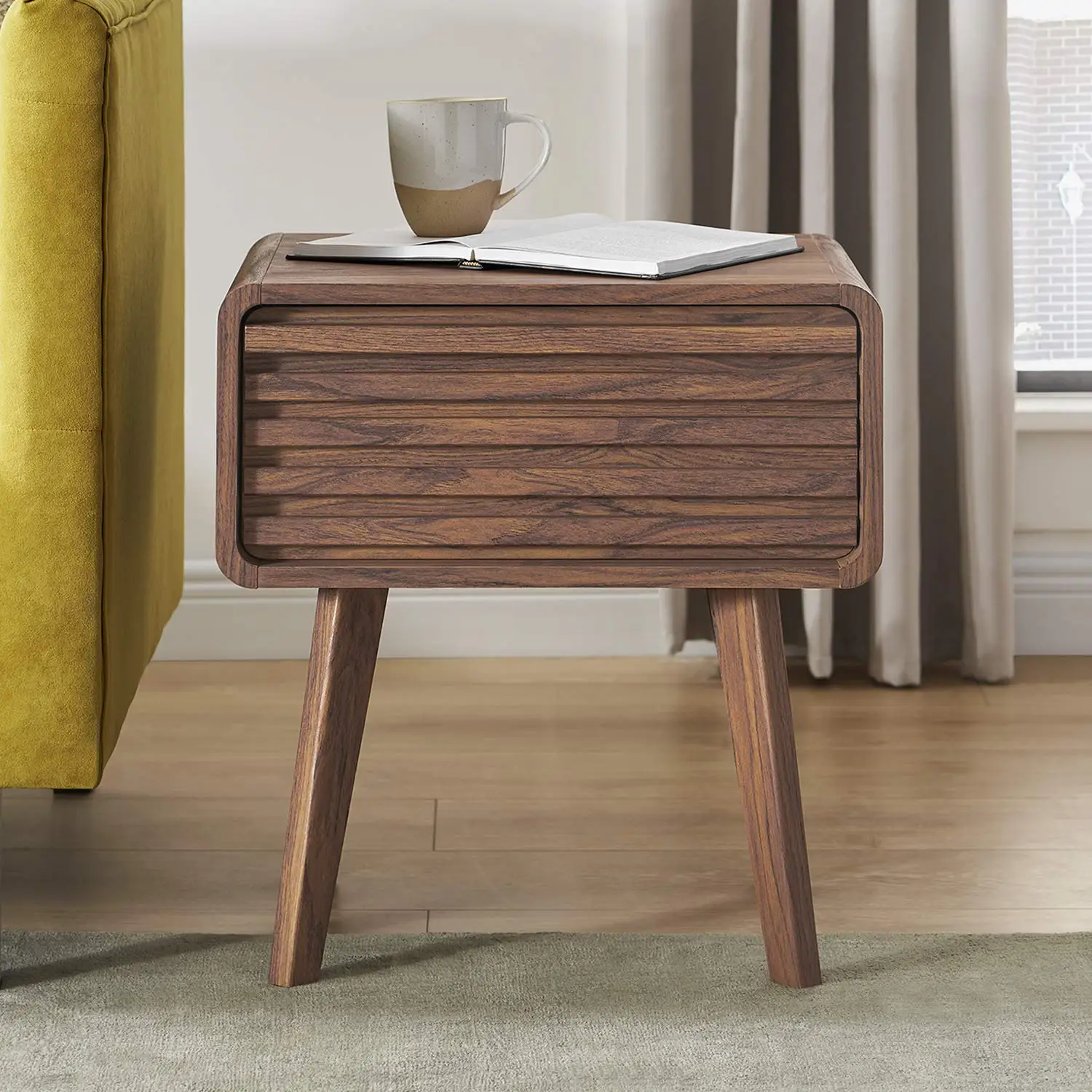 

Mid Century Modern Side Table, Small Accent Tables For Living Room, Mid Century Modern Night Stand, Bedside, Customized