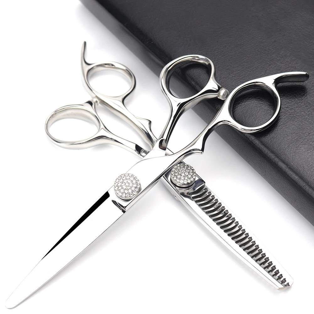 

Vg10 Hairdressing Scissors Professional Barber for Cutting Thinning Shears Japan Steel Hair Salon Hairdressing Scissor with Bag