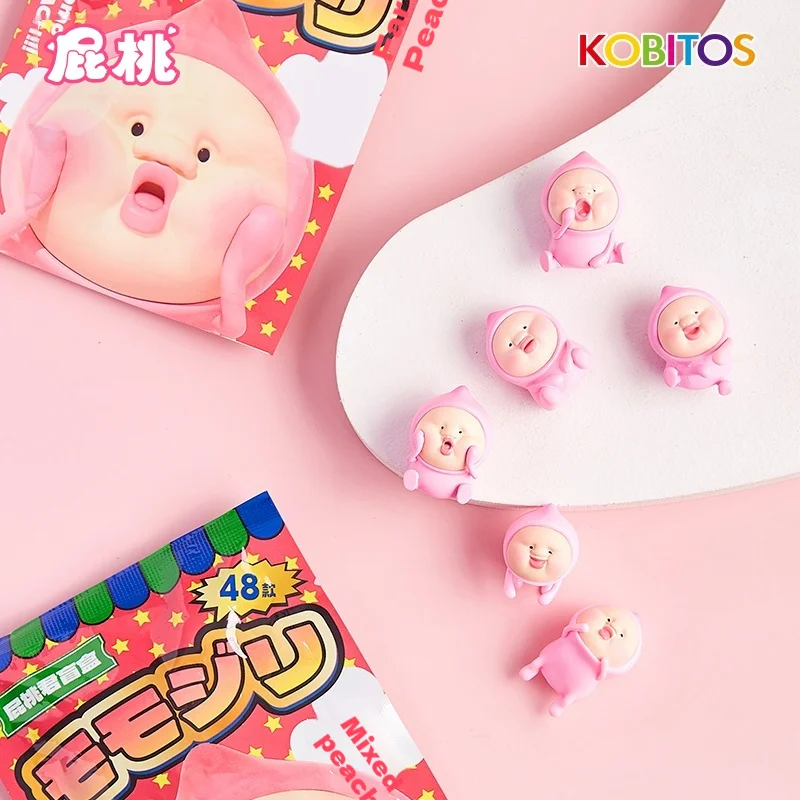 KOBITOS 귀여운 곡물 인형 블라인드 백 48 스타일 크리 에이 티브 인기 인터넷 레드 선물 장난감 Collectible Figures 주변 장식품