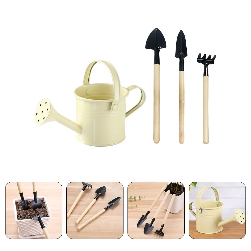 

1 Set Garden Shovels Rake Long Spout Watering Can Handle Gardening Tools For Planting Flower Bonsai Yard Soil Rake