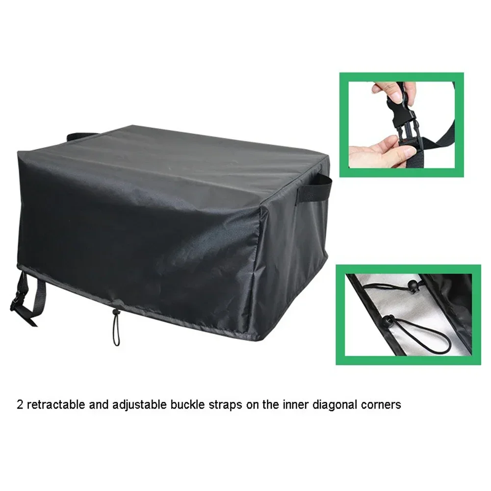 420D ткань Оксфорд, водонепроницаемая, пылезащитная, 17-дюймовая крышка для газовой печи для пиццы Cozze 90347, крышка для газовой печи для пиццы с шнурком и ручкой