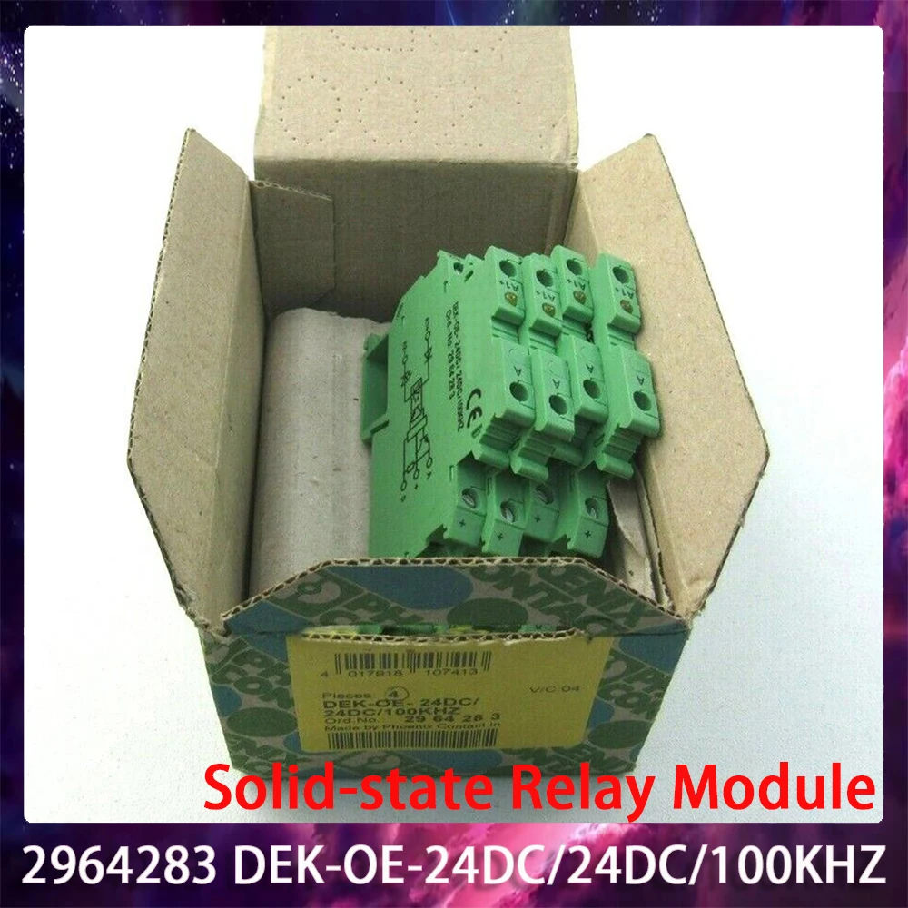 1 Pcs New 2964283 DEK-OE-24DC/24DC/100KHZ Solid-state Relay Module