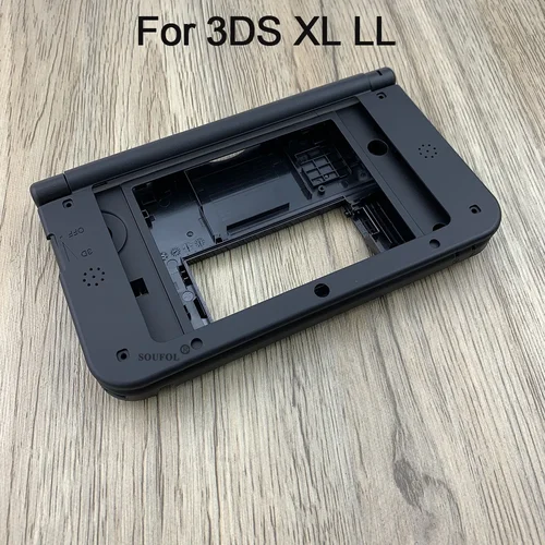 Imagen 2 del producto Nuevo marco medio superior de repuesto y caja de batería con botones completos y bolígrafo para accesorios de consola Nintend 3DS XL LL 3DSXL