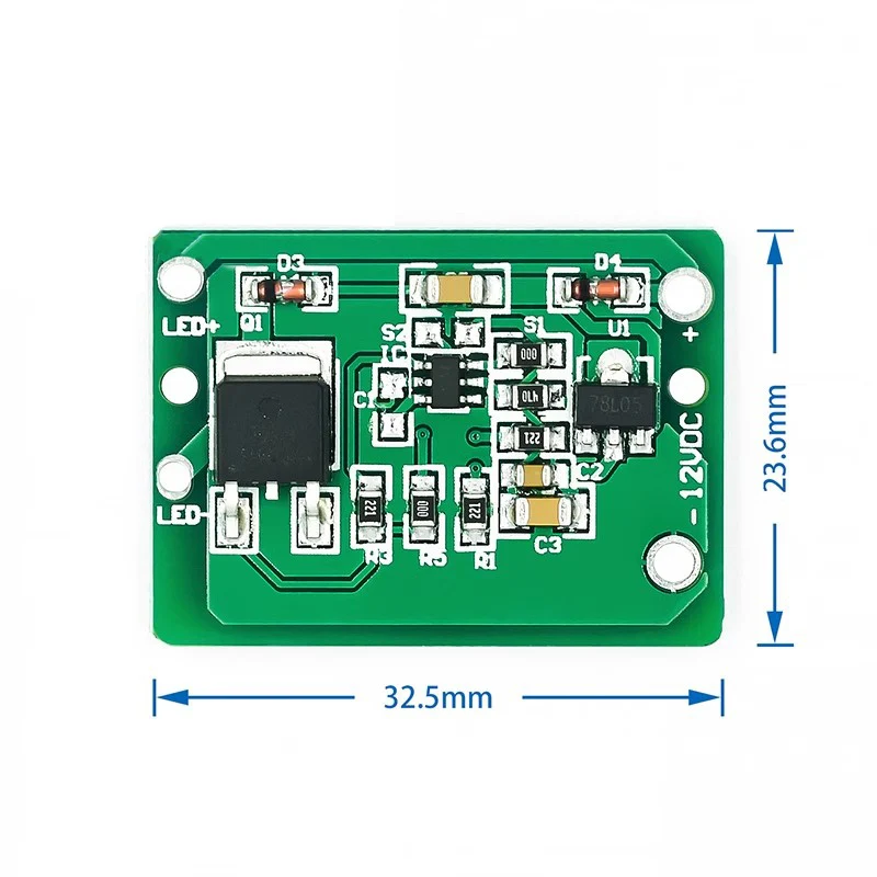 12V Capacitive Touch Switch Sensor Module Push Button Touching Key Module Jog Latch With Relay DC 6-20V 3A TTP223