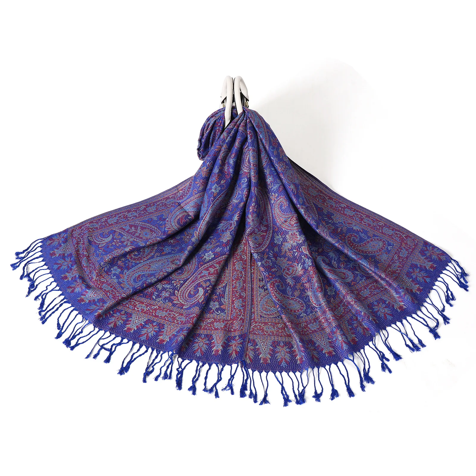

Paisley Pashmina Jacquard Scarf Luxury Women Silky Shawl Wrap Flowers Borders Winter Scarves Warm Echarpe Female Foulard