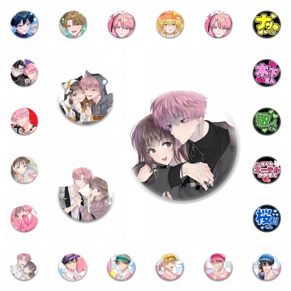 58mm Anime Tamon's B-Side Which face does Tamon have now Cosplay COSTUME Badge Pin SPTE Tinplate Brooch﻿ Prop Xmas Gilf