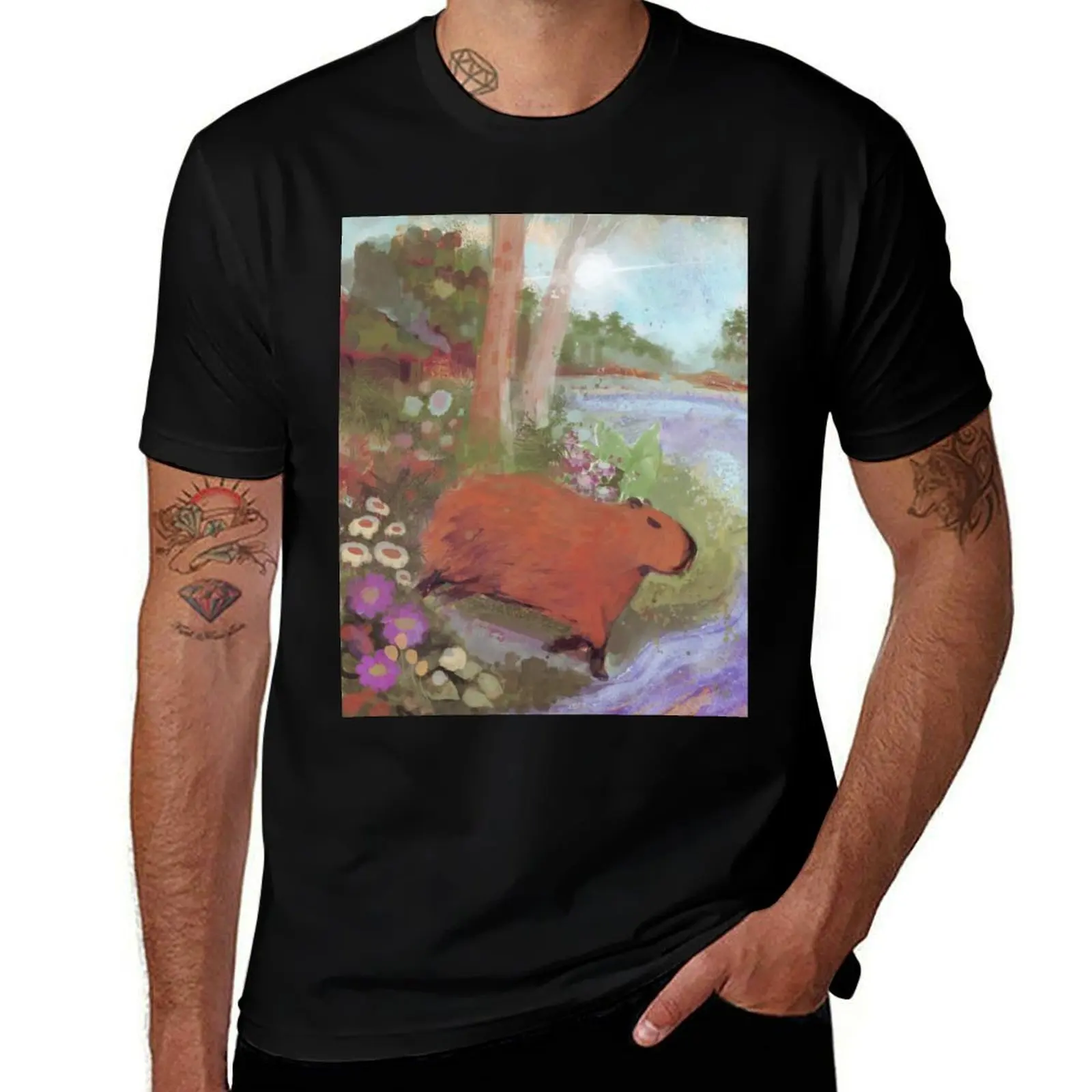 shower time T-Shirt Work Comfort T-Shirt for Men
