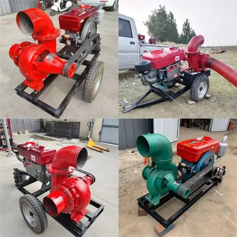 High Flow 4 Inch Diesel Centrifugal Pump for Agricultural Irrigation and Gold Mining in Africa