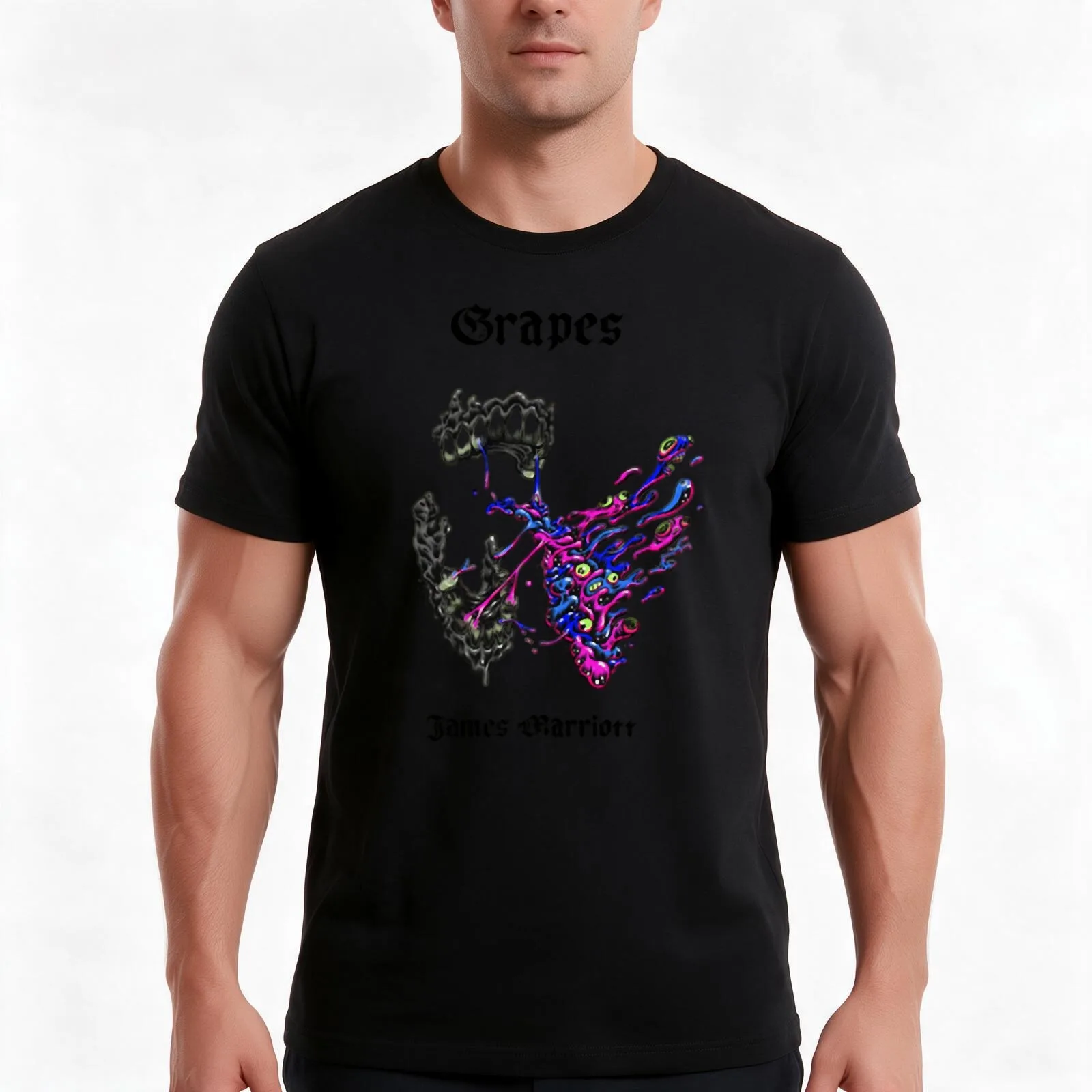 James Marriott T-Shirt Summer Casual Cotton Tee Oversized Streetwear Tops Vintage Graphic Print Loose Fit Short Sleeve