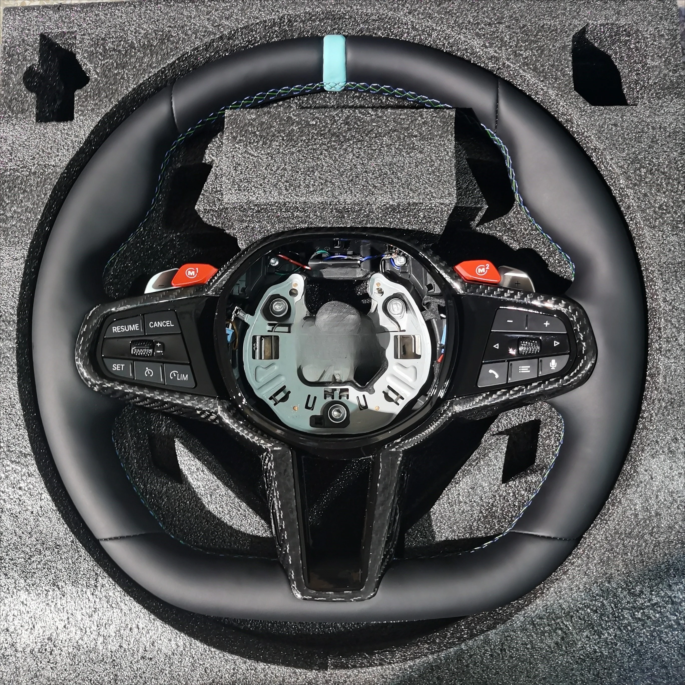 

YLD car carbon fiber steering wheel for G20 G30 G32 G11 G12 G01 G02 G05 G06 G07 X3 X4 X5 X6