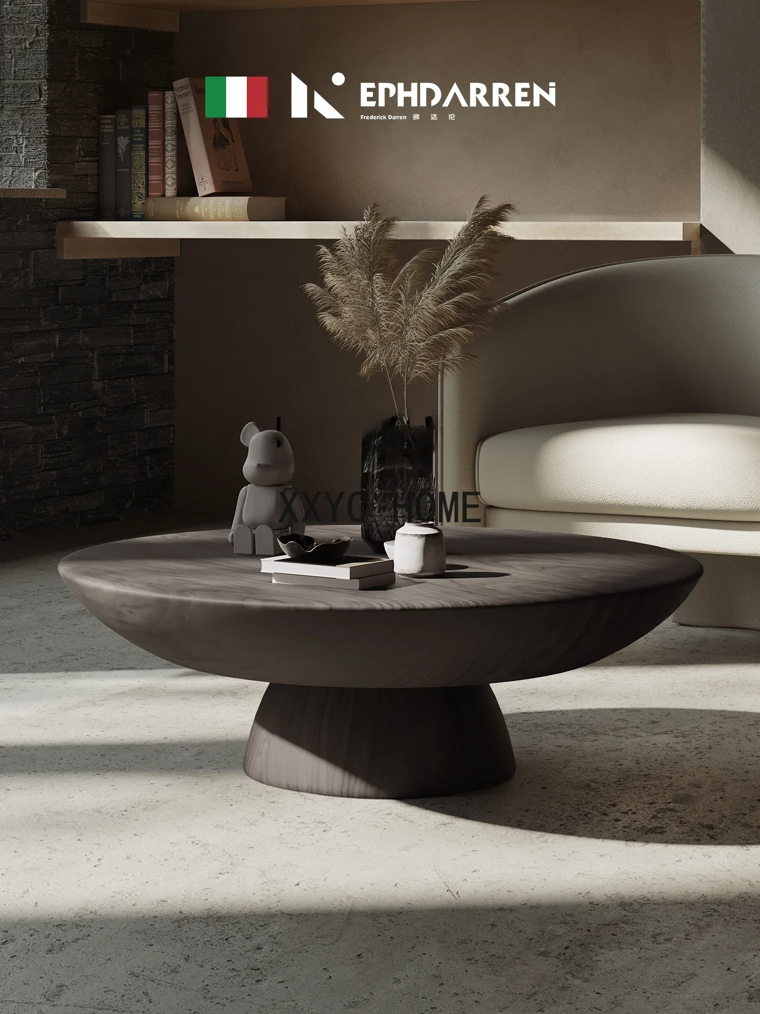 Tavolo Soggiorno Casa Piccolo appartamento Luce Lusso Moderno Semplice Designer Minimalista rotondo