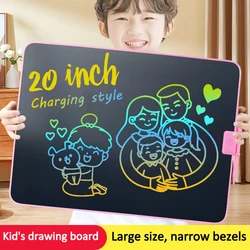 ZWN 12/15/20Inch LCD Drawing Board Writing Tablet Digit Magic Blackboard Art Tools Painting & Education Toys for Kids Gifts
