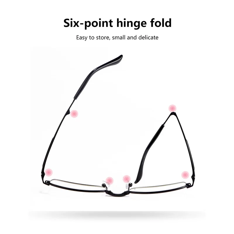 Ultra Light Comfortable Foldable Man Square Titanium Acetate Eyeglasses WoMen Fashion Optical Prescription Glasses Frame
