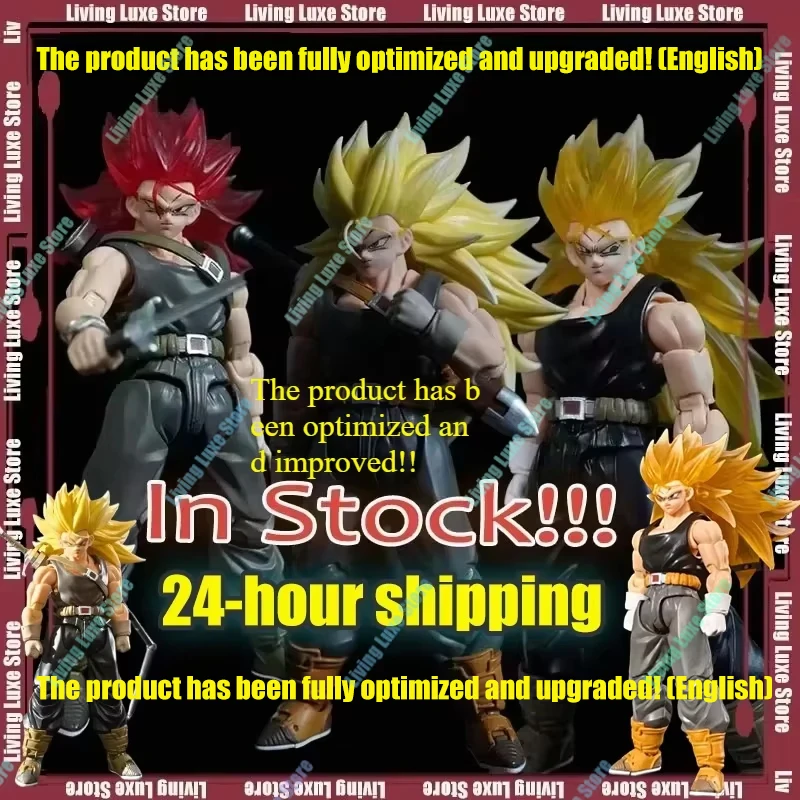 

[В НАЛИЧИИ] НОВЫЙ SSS Studio Dragon Dbz S.H.F Figuarts SHF Dragon Son Trunks Ssj3 Super Saiyan 3, аниме-фигурка, игрушка, модель в подарок