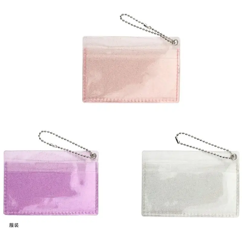 

D0UD Women PVC Jelly Bag Mini Money Wallet Card Holder Clear Wallet