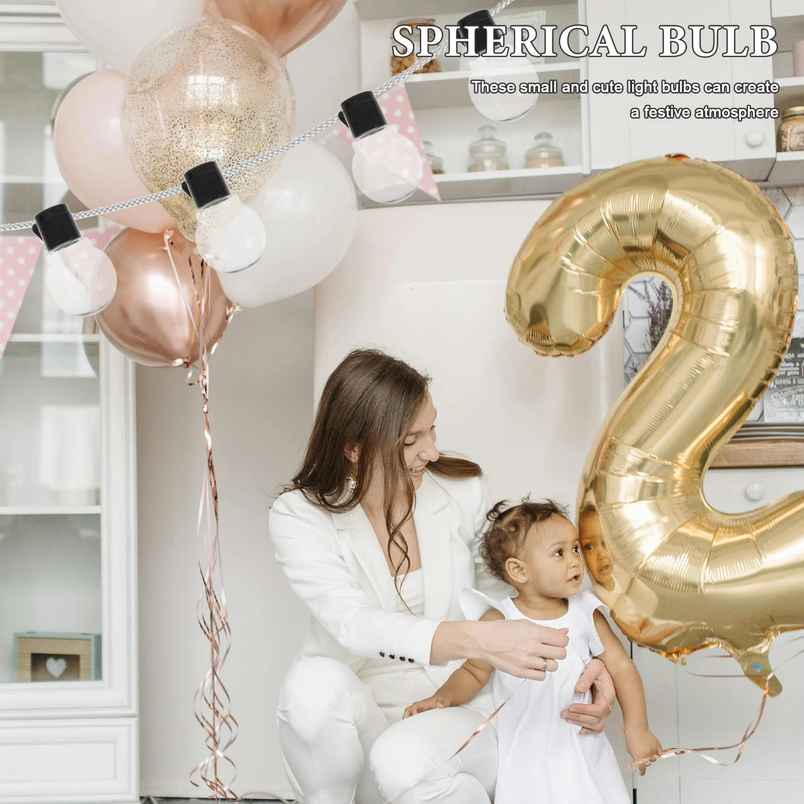 

20Pcs Empty Globe Light Bulb Pendant Plastic String Lights Replacements Decorative Hanging Bulbs for Wedding Party Home