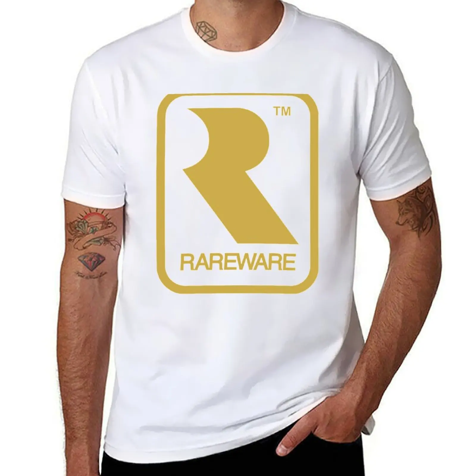 

Rareware Logo Tee Tri-blend T-Shirt t shirt for man cotton t shirts high quality T-Shirt