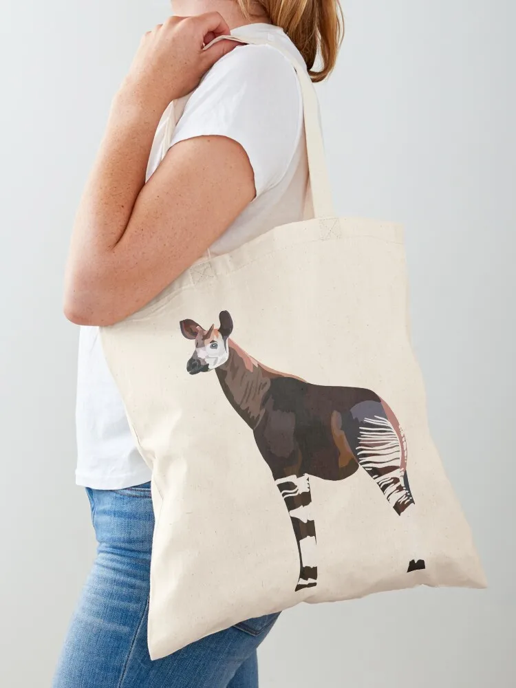 

O is for Okapi Tote Bag women bag Portable shopping bag shopper woman Women's handbag