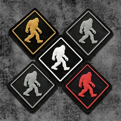 Bigfoot Sasquatch Applique Patch PVC Big Foot Men Badge For Caps,Bags,Backpacks,Clothes,Vest,Uniforms,Tactical Gears