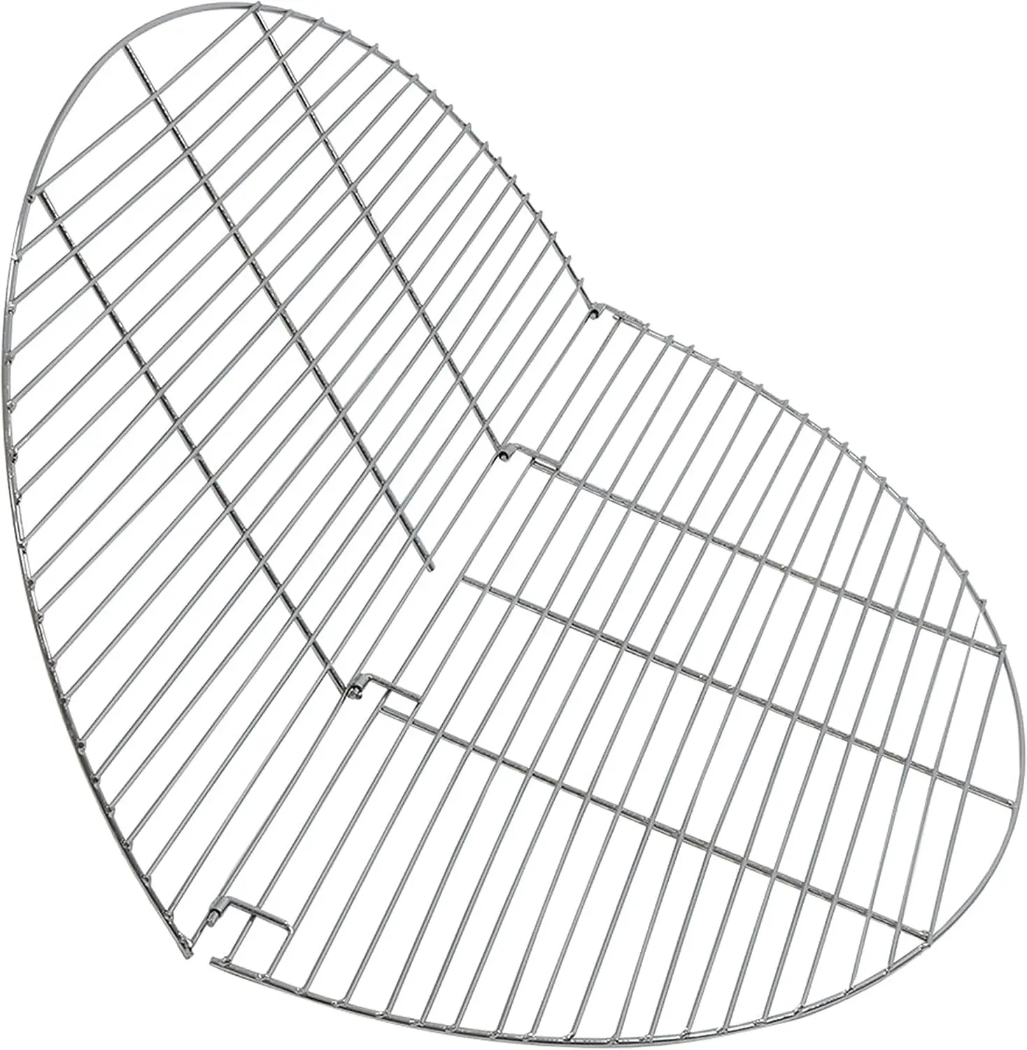 36-Inch Portable Round Folding Camping Grill Grate, Heavy-Duty Steel Construction